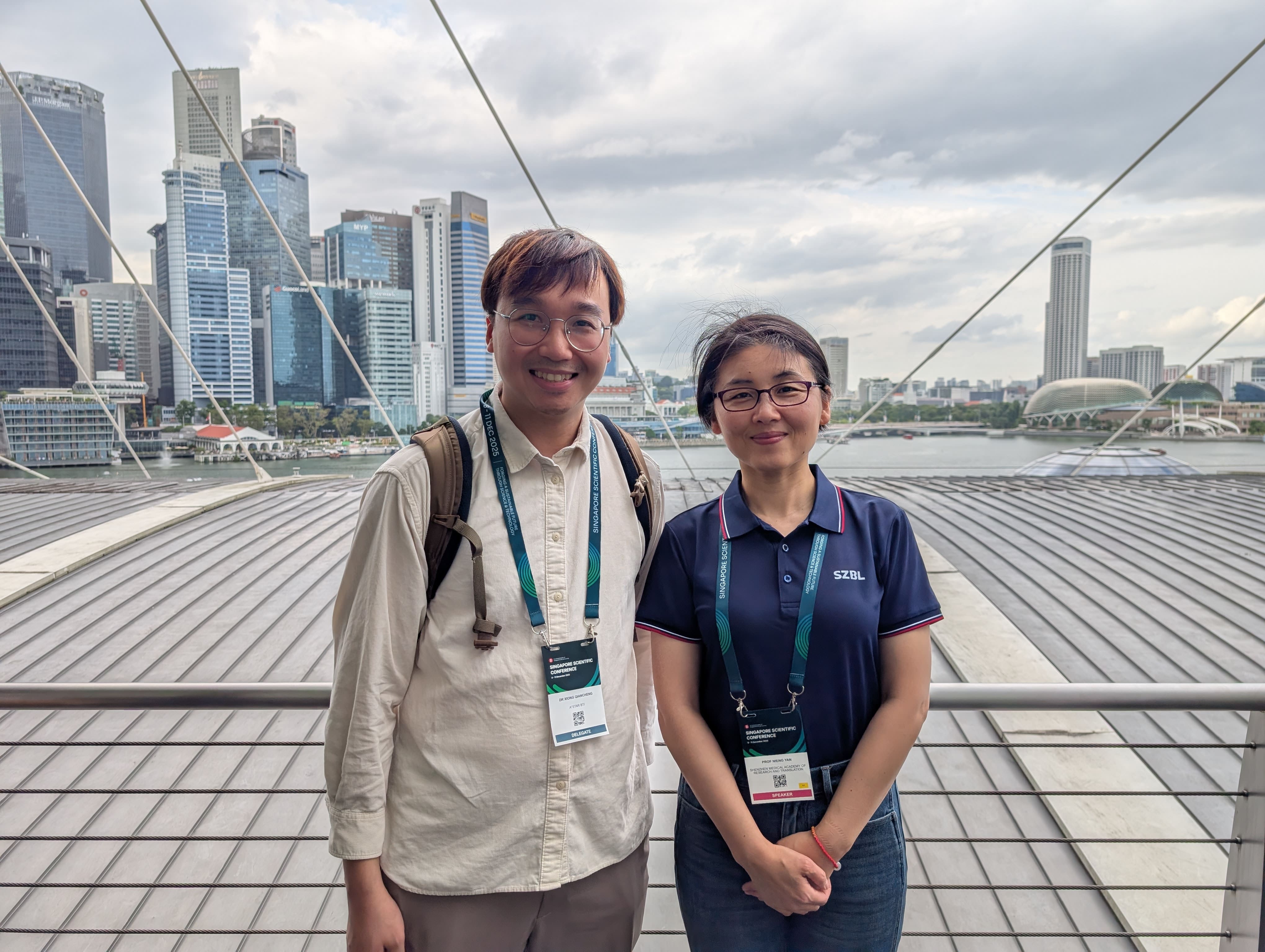 Qiancheng at Singapore Scientific Conference 2025