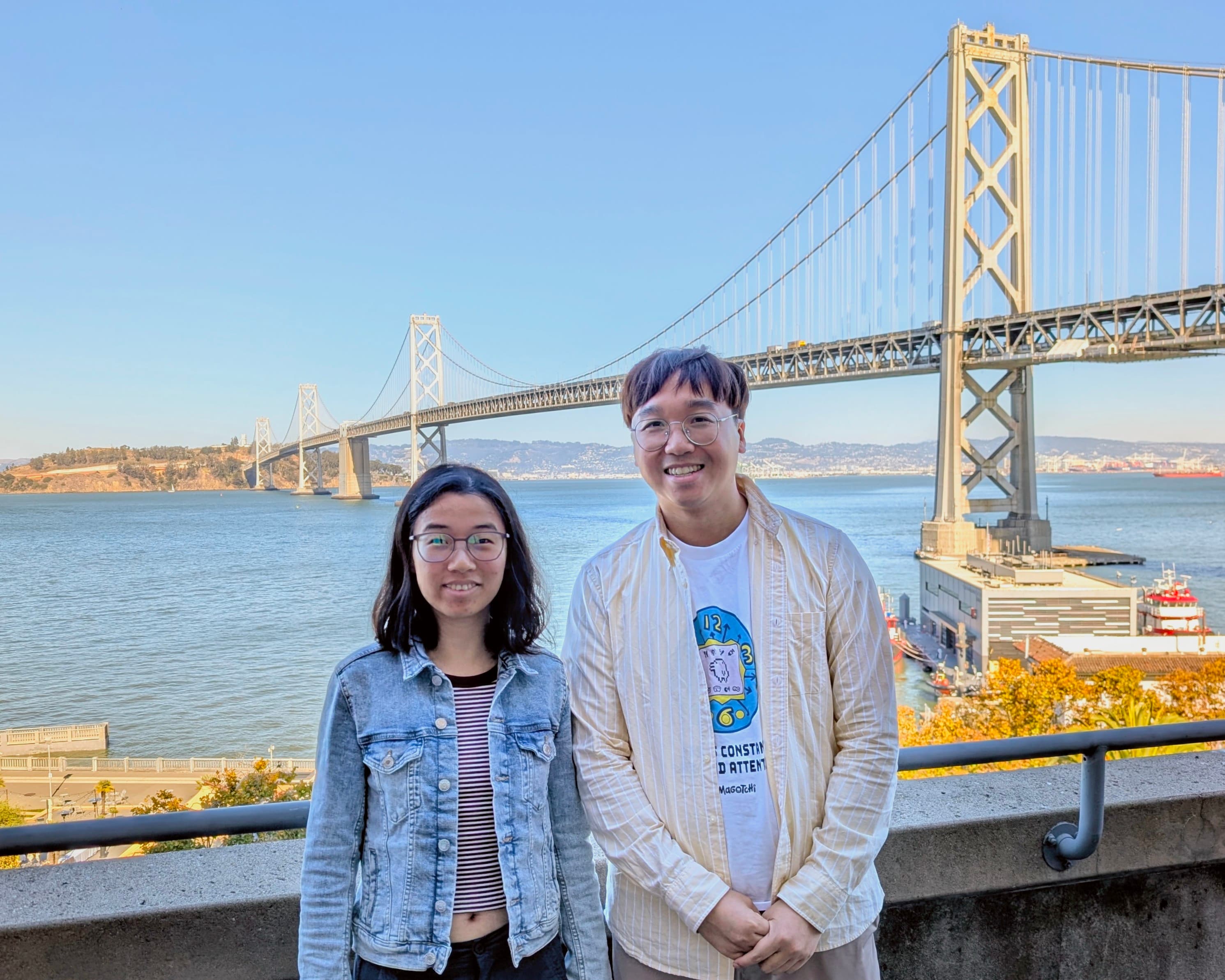 Qiancheng with Dr Xinyi Zhong from Google DeepMind